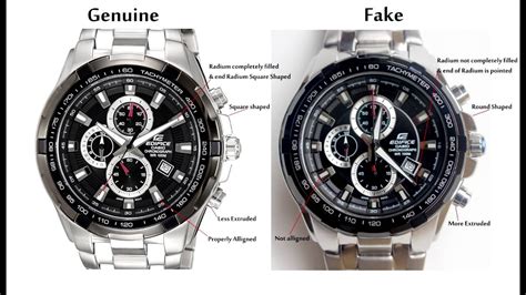 edifice watch genuine vs replica|casio edifice scam.